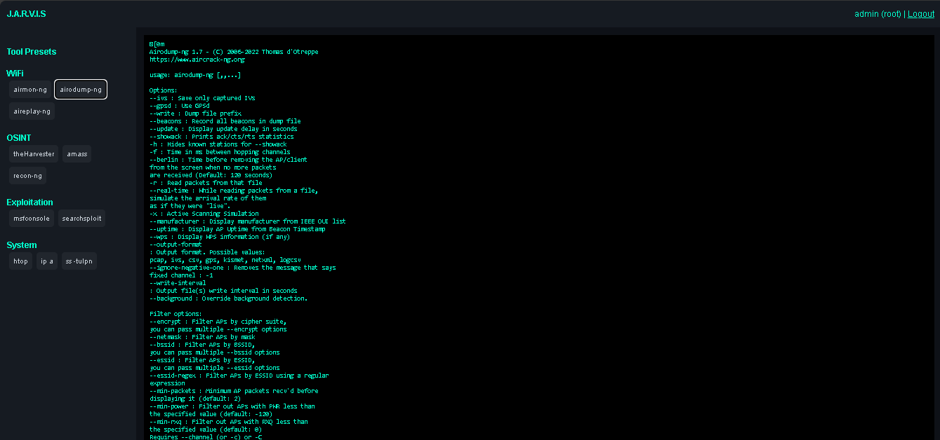 JARVIS AI terminal preview